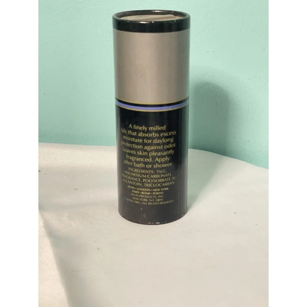 NEW Vintage Avon Legacy For Men Deodorant Body Talc Powder 1989 3.5 oz 100 g NOS